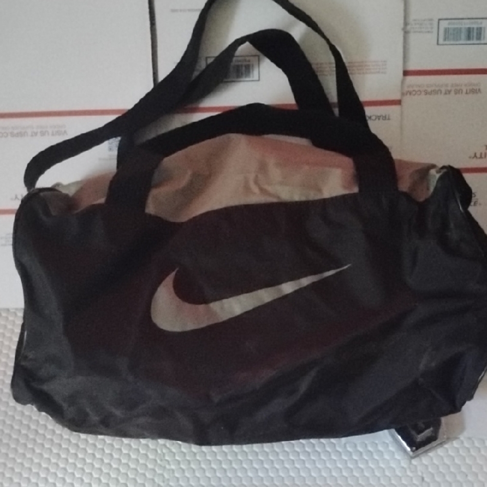 Nike Black and White Sports Bag